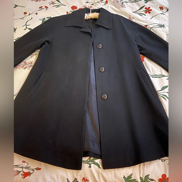 Fleurette Vintage Peacoat 100% Camel Hair - Picture 2 of 3